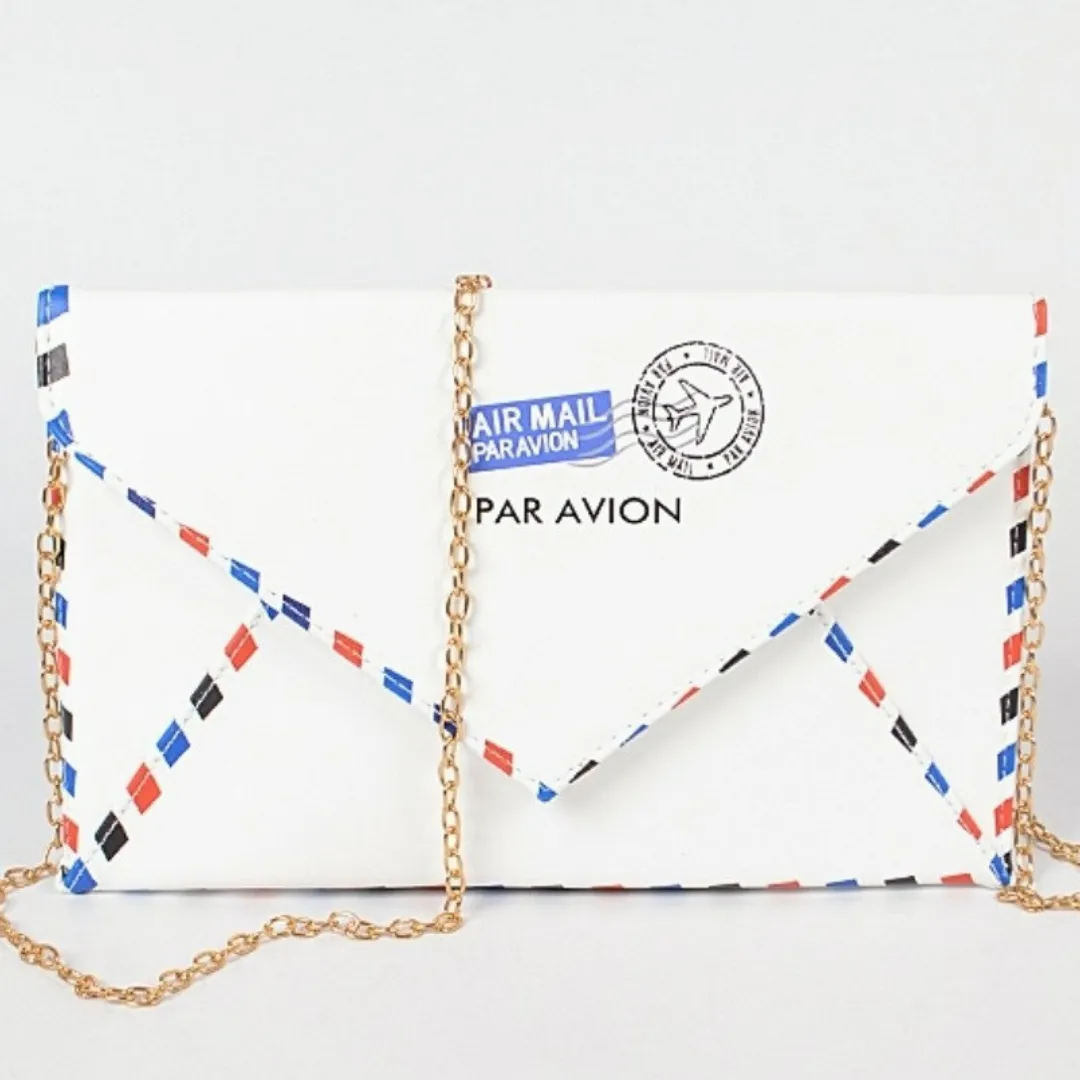 On The Geaux Envelope Clutch Handbag