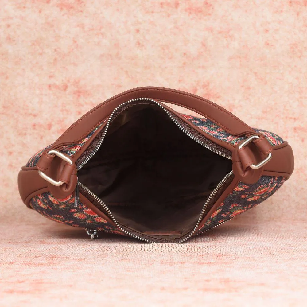 Paisley Print Hobo Bag