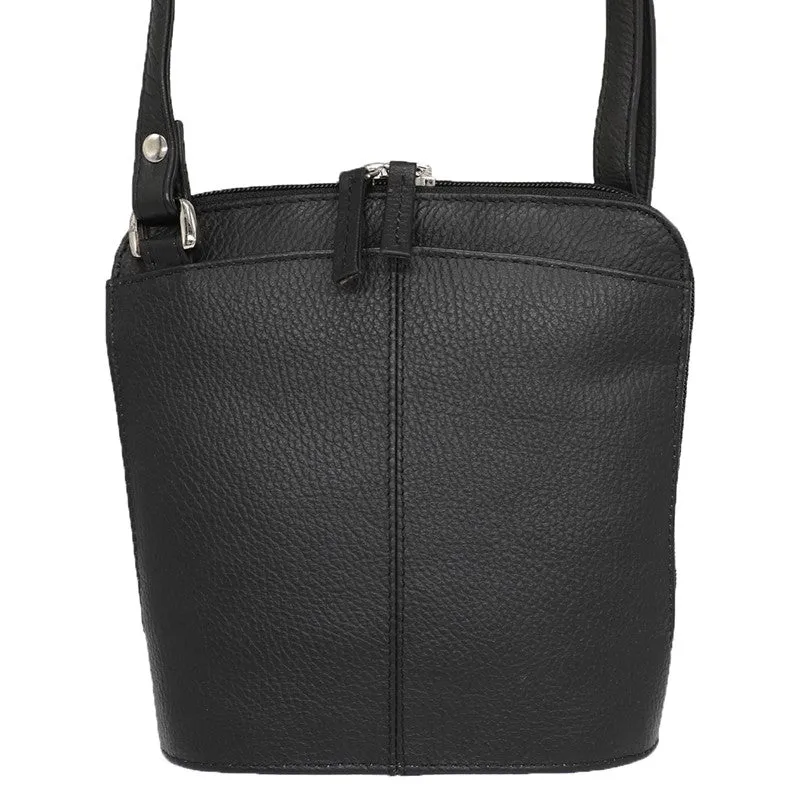 Paris Leather Handbag | Black