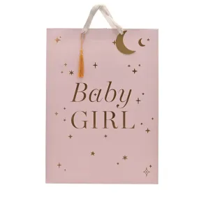 Pink Baby Girl Gift Bag- Extra Large