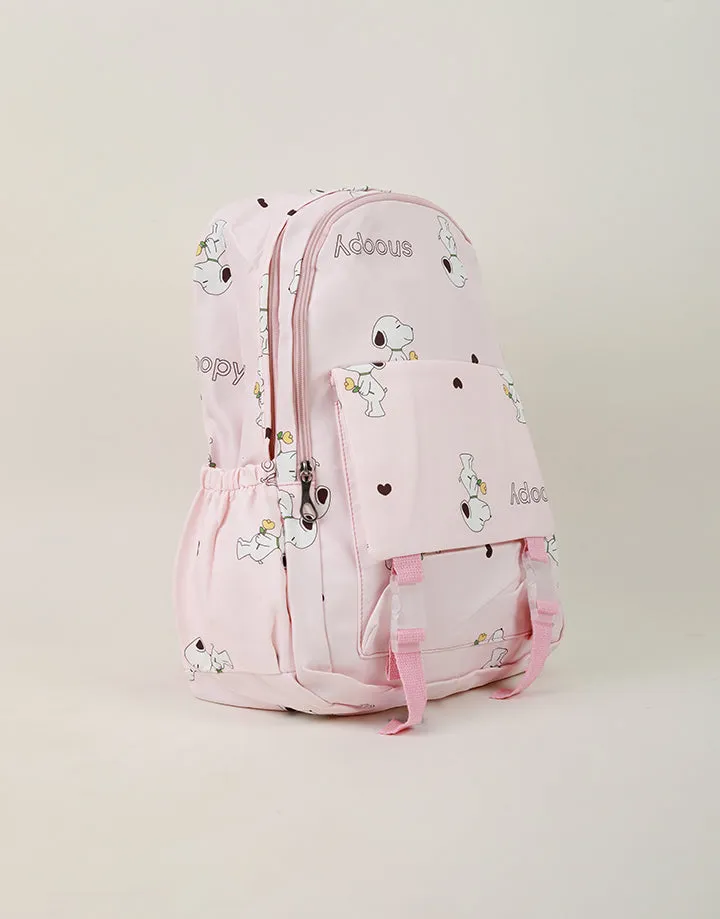 Printed Shoulder School Bag