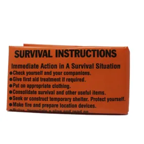 Printed Survival Bag