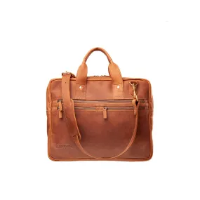 Pull-up Leather Sylvester Work Bag