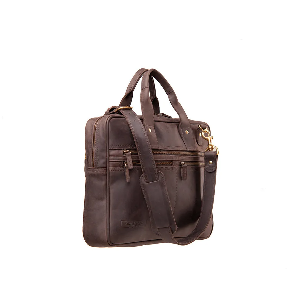 Pull-up Leather Sylvester Work Bag