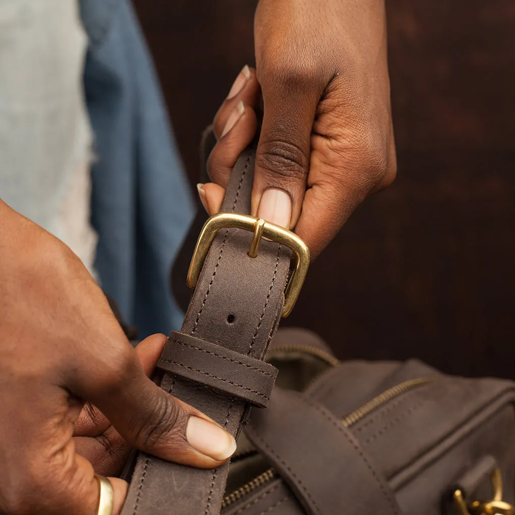 Pull-up Leather Sylvester Work Bag