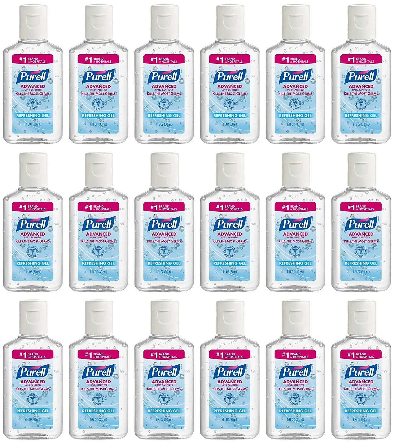 Purell Advanced Hand Sanitizer Gel 1 OZ Travel Size (18)