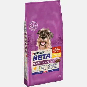 Purina Beta Senior Dry Dog Food with Chicken 14KG