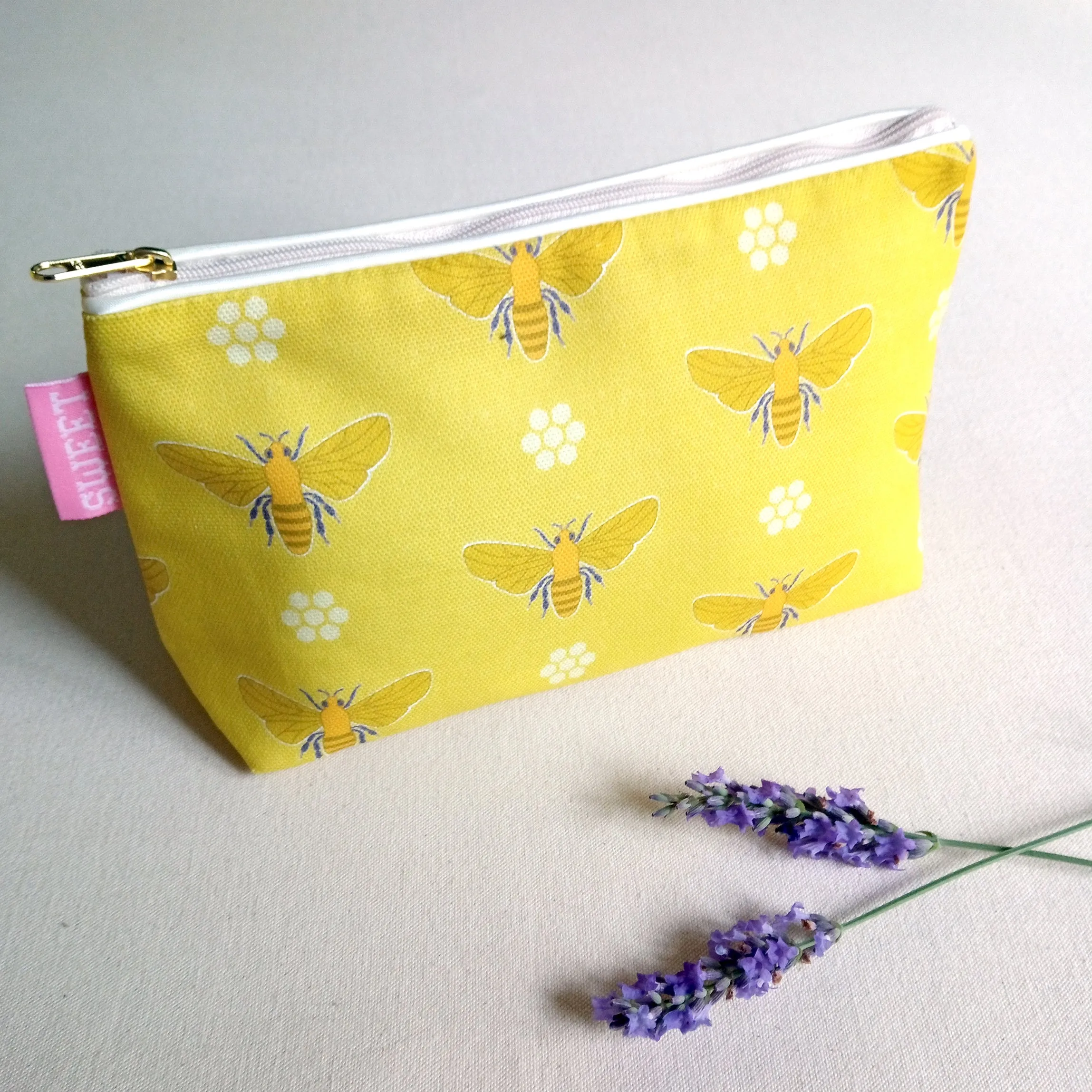 Queen Bee Make Up Bag