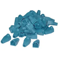 RJ45 Strain Relief Boots, Red, 50 Pieces Per Bag