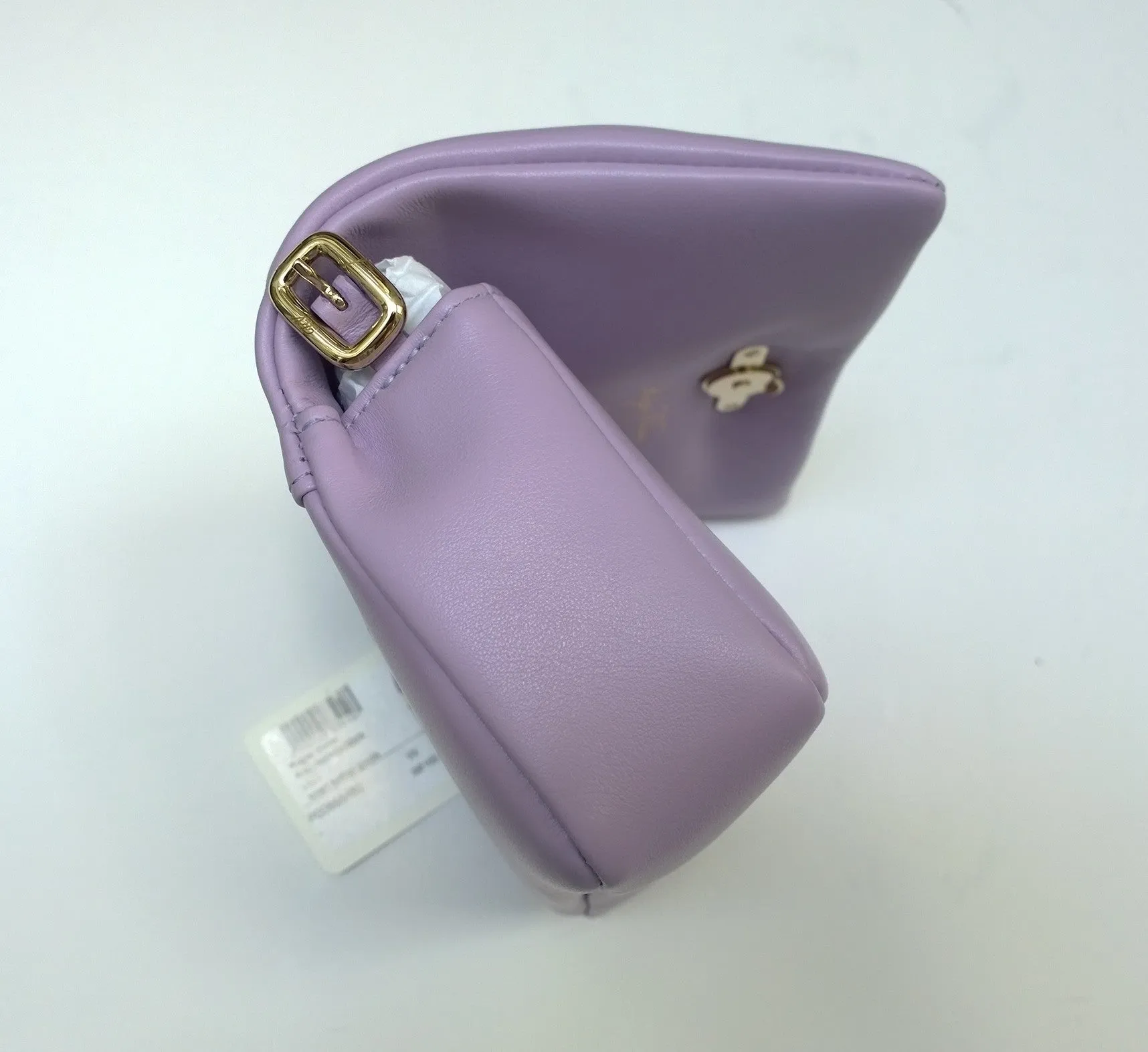 Roger Vivier Viv' Choc Crossbody Bag Phone Pouch Baby Purple