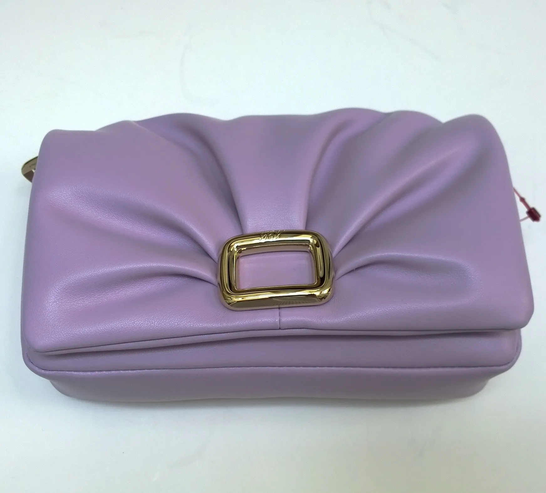 Roger Vivier Viv' Choc Crossbody Bag Phone Pouch Baby Purple