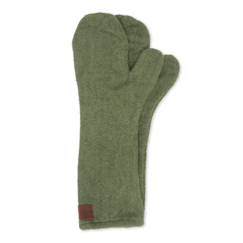 Ruff and Tumble Drying Mitts - Moss