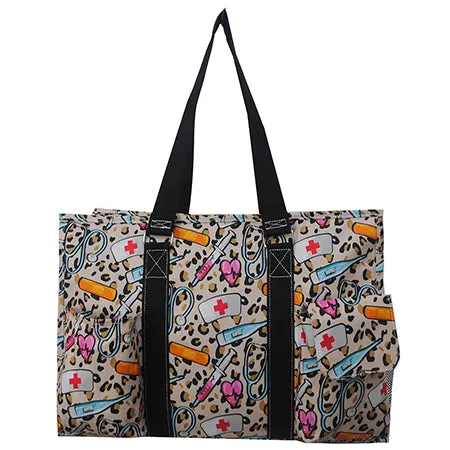 SALE! Wild Nurse NGIL Zippered Caddy Large Organizer Tote Bag