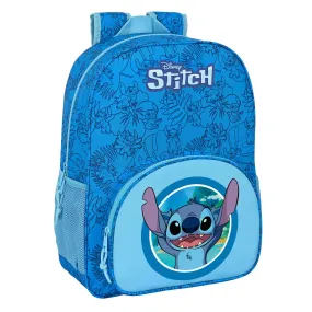 School Bag Stitch Blue 33 x 42 x 14 cm