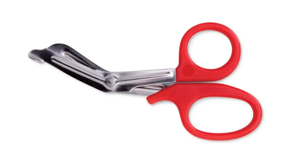 SCISSORS 14CM BASIC UNIVERSAL TYPE RED