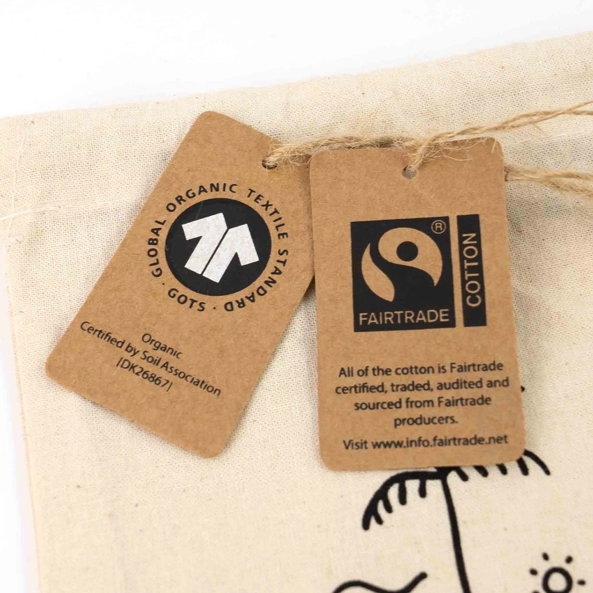 Small Organic Cotton Bag (fits 2-3 products)