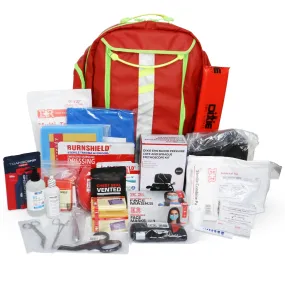 Statpacks G3  Breather Extra Large Fully Stocked EMT Premium Trauma Bag for Firefighters & First Responders