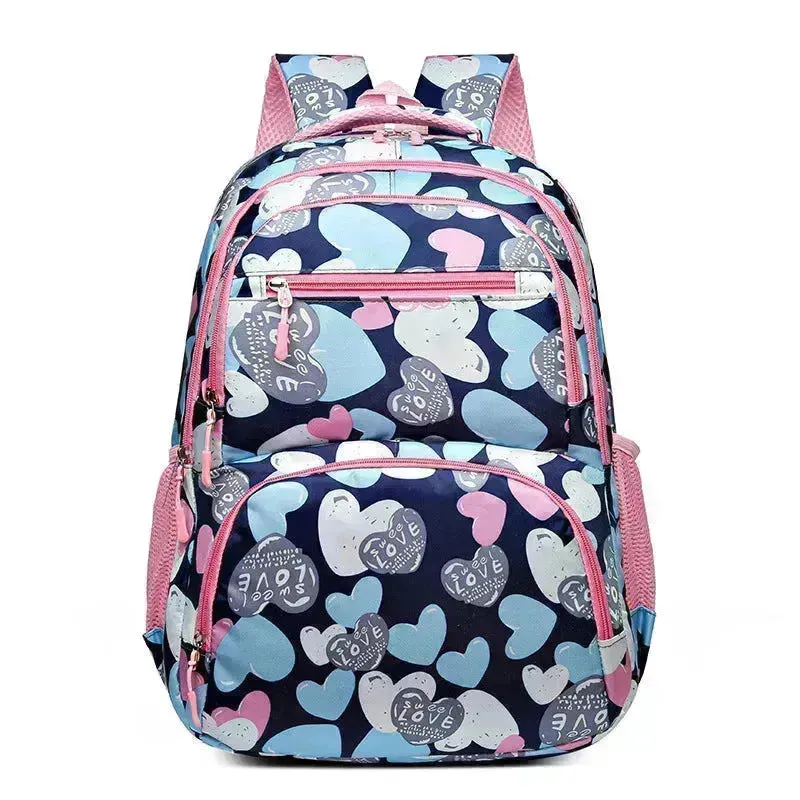 Student Schoolbag Children's Portable Burden Alleviation Large Capacity Bookbag Backpack