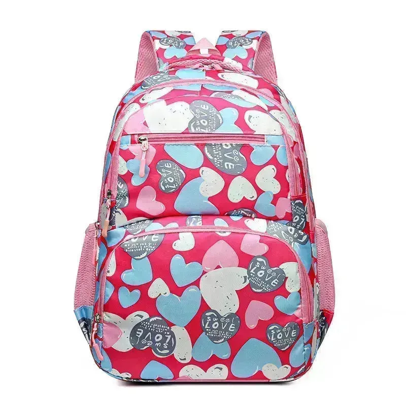 Student Schoolbag Children's Portable Burden Alleviation Large Capacity Bookbag Backpack