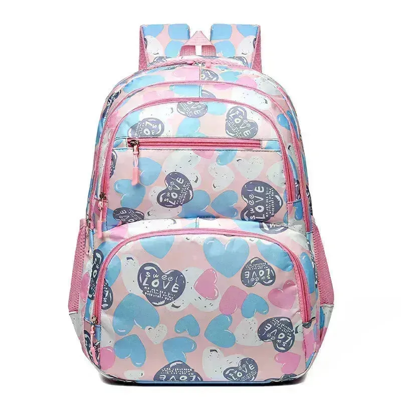 Student Schoolbag Children's Portable Burden Alleviation Large Capacity Bookbag Backpack