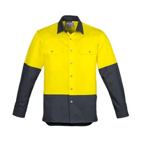 Syzmik | Mens Industrial Long Sleeve Shirt | ZW122