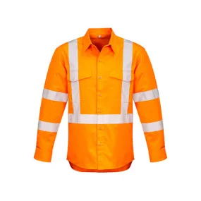 Syzmik Workwear | Mens Hi Vis X Back Taped Shirt | ZW690