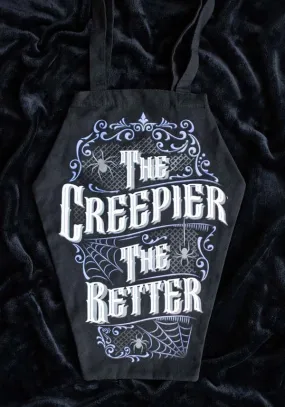 The Creepier the Better Coffin Shaped | TOTE BAG