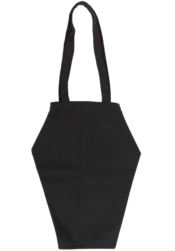 The Creepier the Better Coffin Shaped | TOTE BAG