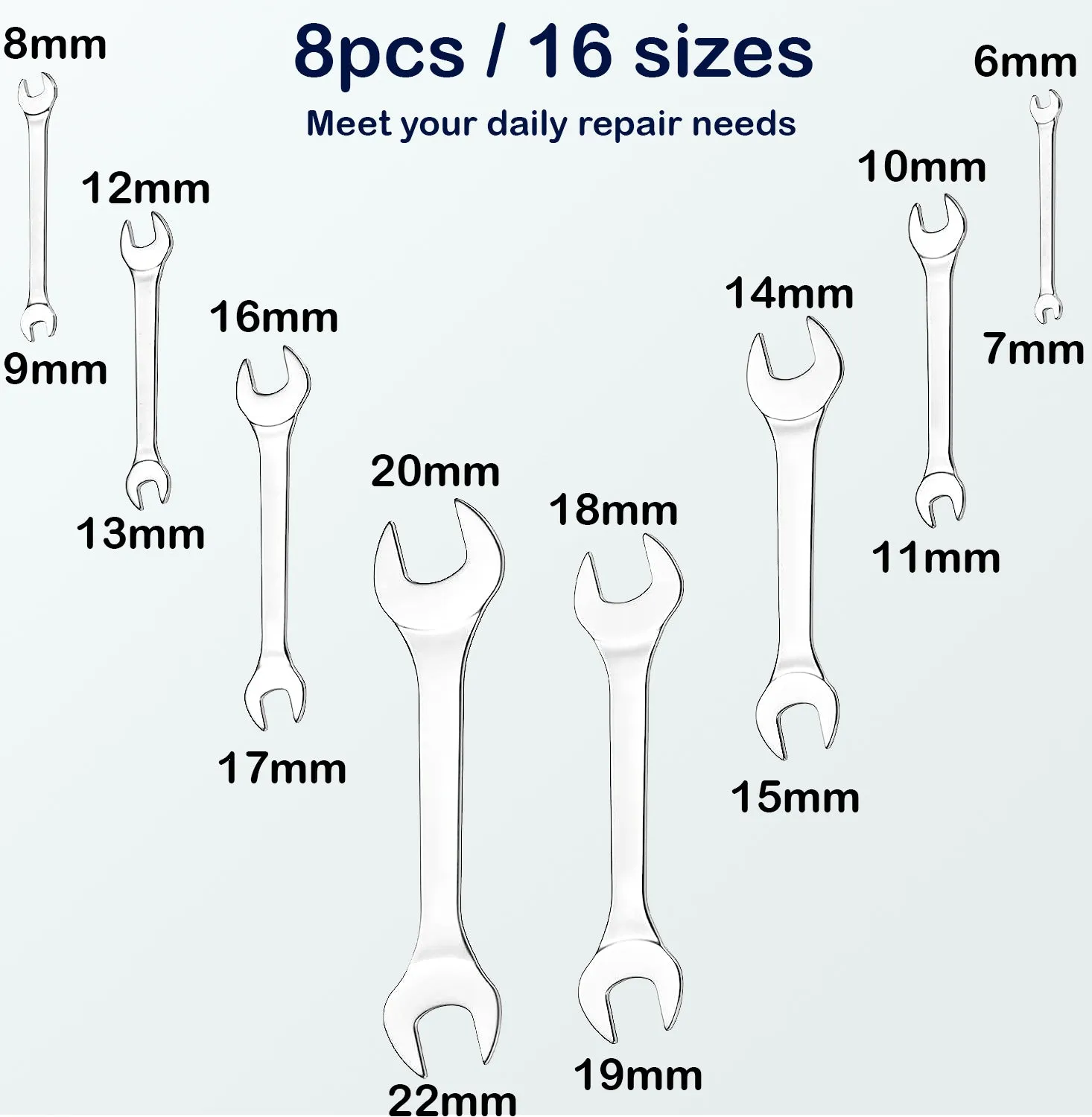 Themisto  TH-T18 8pcs. Elliptical Spanner (Pack of 8)