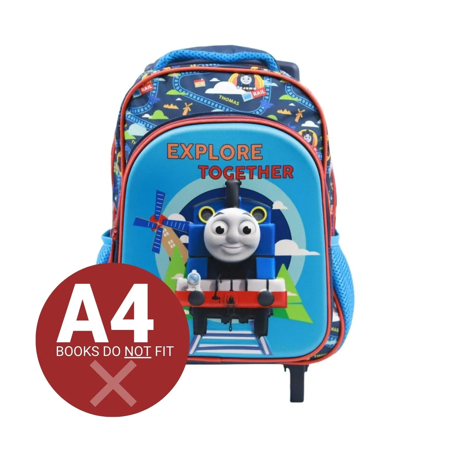 Thomas The Tank Engine - Explore Together - Wheeled Trolley Backpack