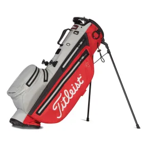 Titleist Player 4 StaDry Waterproof Stand Bag - Red/Grey/Black