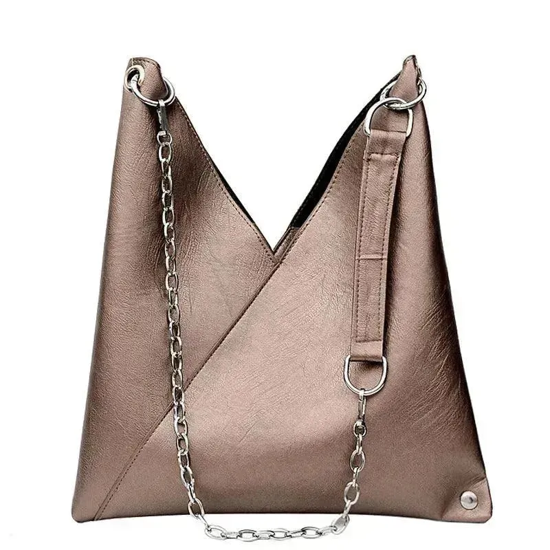 Trendy Casual Pleated Chain Zipper Women Handbag