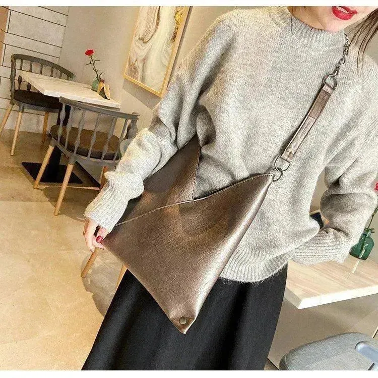 Trendy Casual Pleated Chain Zipper Women Handbag