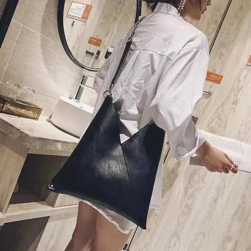 Trendy Casual Pleated Chain Zipper Women Handbag