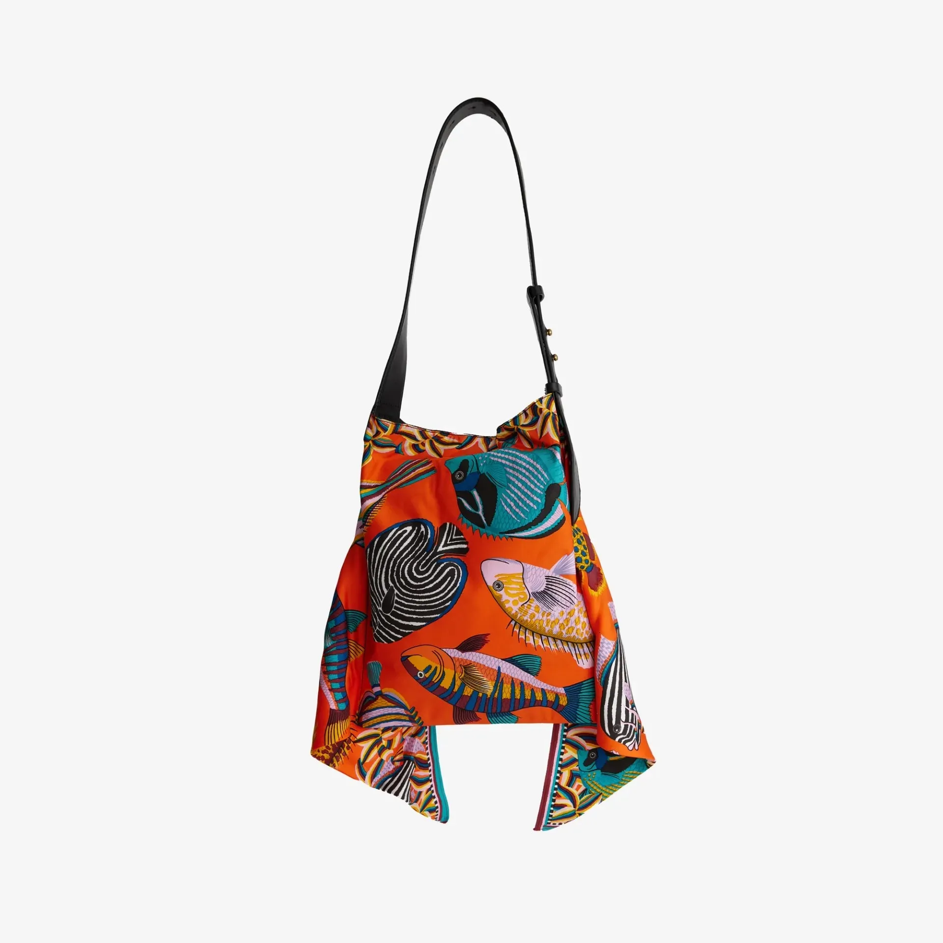 Tuba Orange Scarf Bag