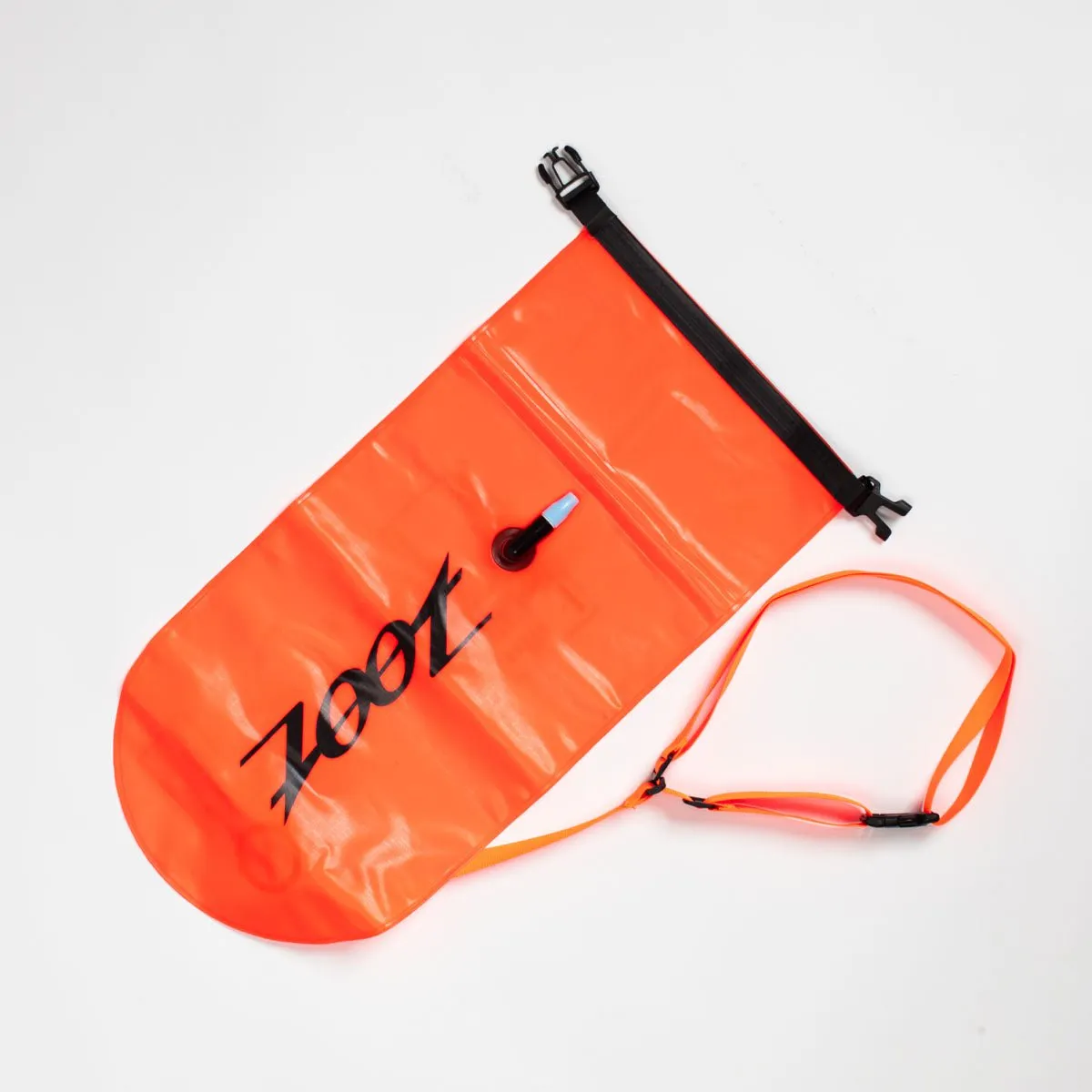 Ultra Swim Safety Buoy & Dry Bag - Neon Orange