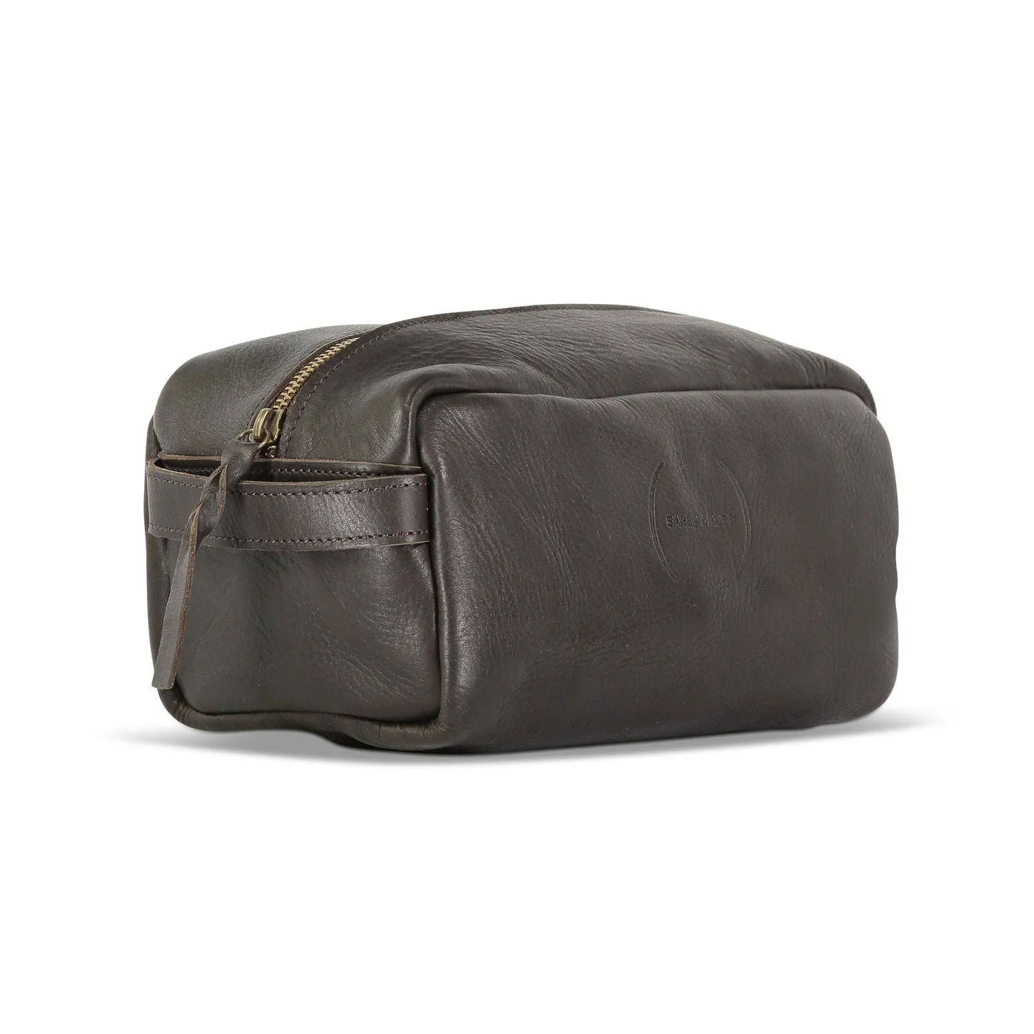 Wash Bag: Mahogany Brown