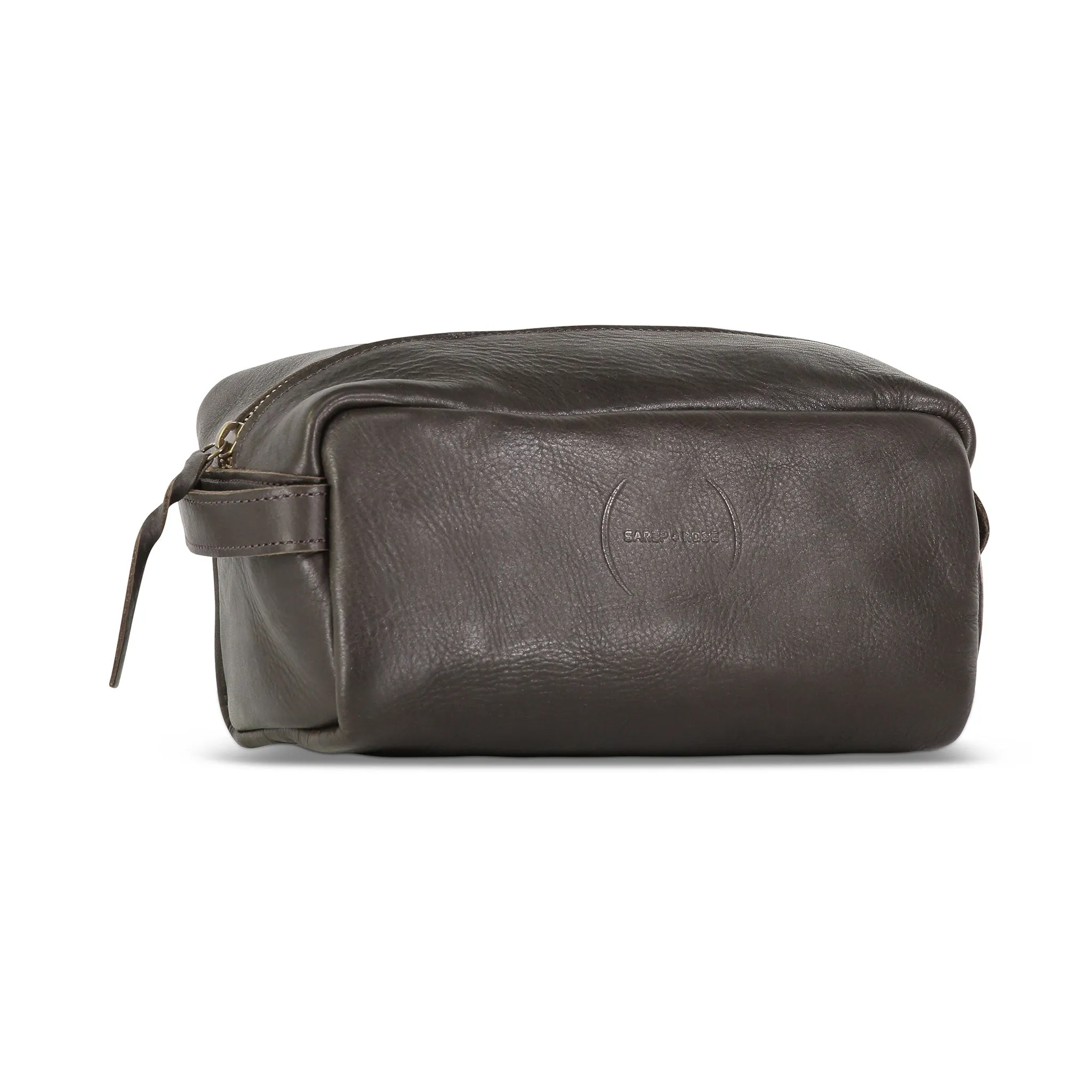 Wash Bag: Mahogany Brown