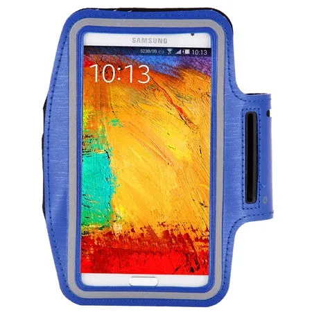 Waterproof Genernal Style PU Leather Case For Samsung Galaxy Note 1 2 3 4 N9100 Running Arm Band For Note4 smartphone case