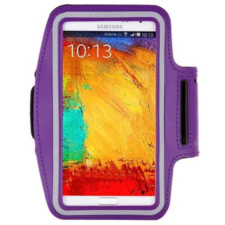 Waterproof Genernal Style PU Leather Case For Samsung Galaxy Note 1 2 3 4 N9100 Running Arm Band For Note4 smartphone case