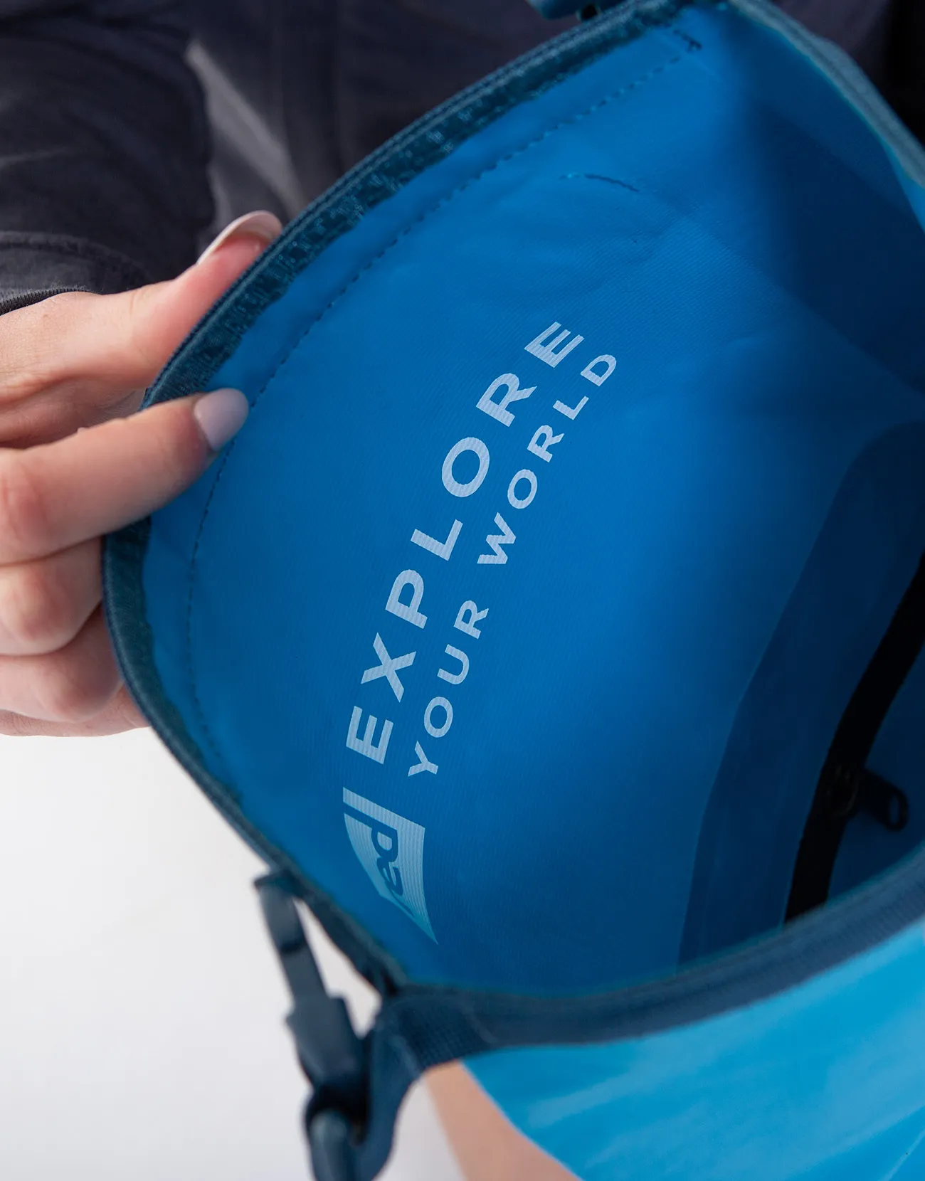 Waterproof Roll Top 10 Litre Dry Bag - Ride Blue