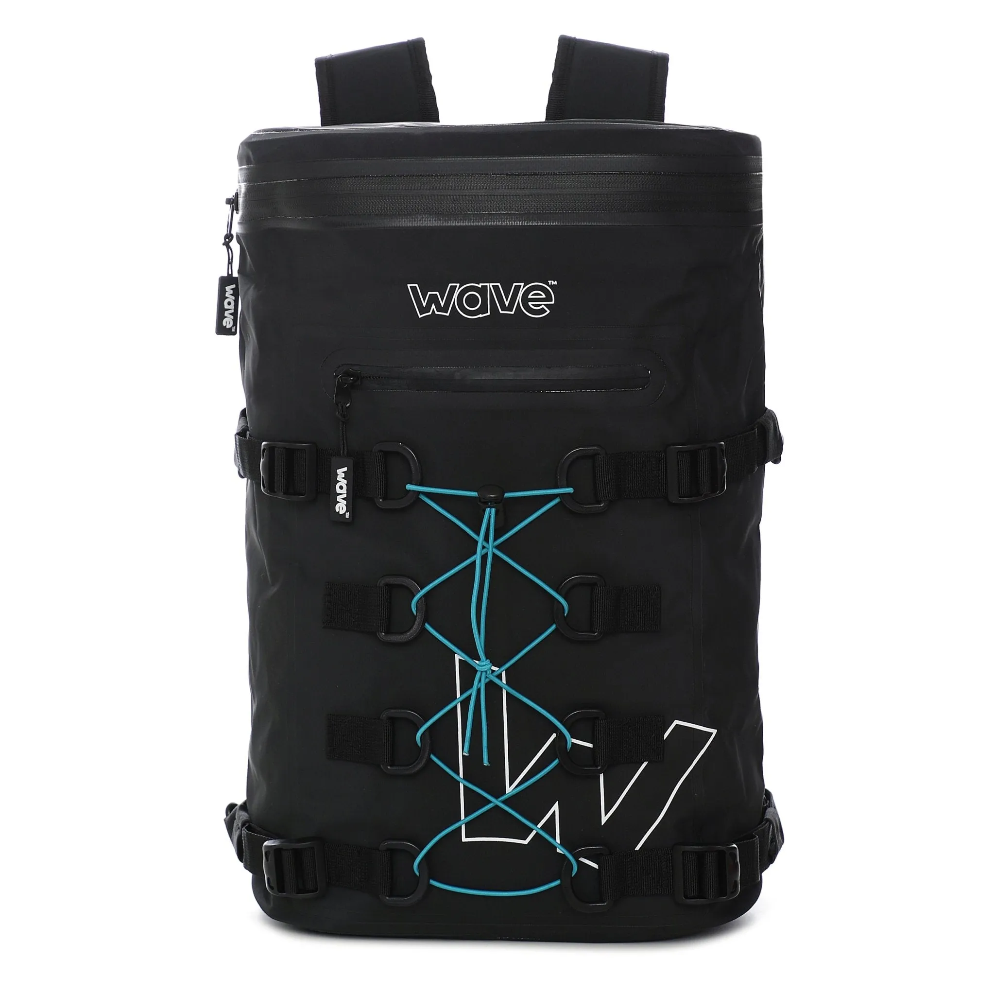 Waterproof Zipped PVC Deck Bag | Black | 20L