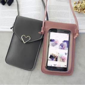 Women Crossbody Phone Bag Phone Purse Portable Cell Phone Bag With Phone Touchscreen Pocket