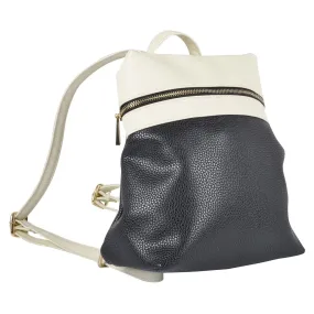 Womens Nevada Faux Leather Fashion Backpack With Thin Straps