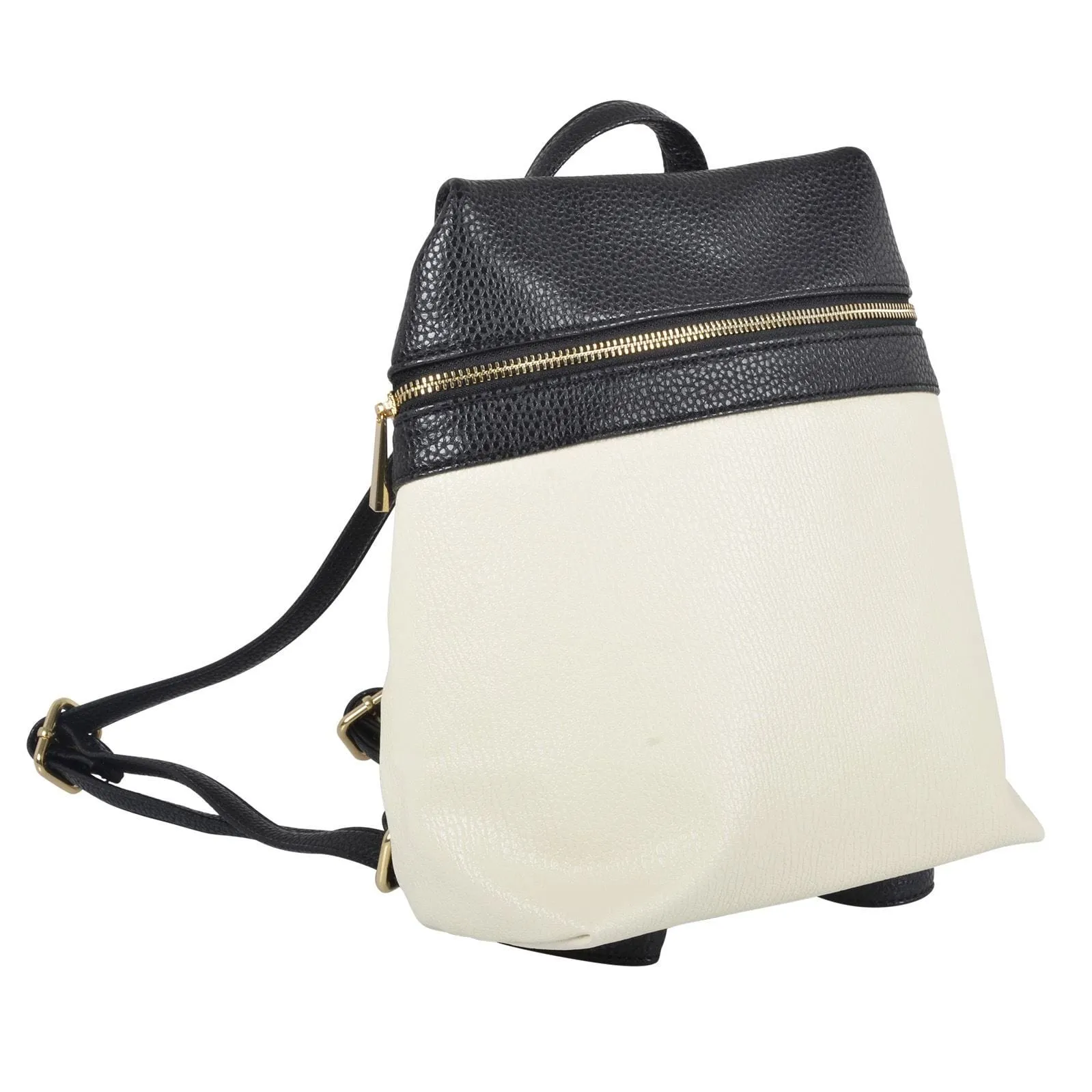 Womens Nevada Faux Leather Fashion Backpack With Thin Straps