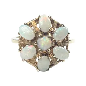 Yellow Gold and Opal Ring (Authentic Pre-Owned)