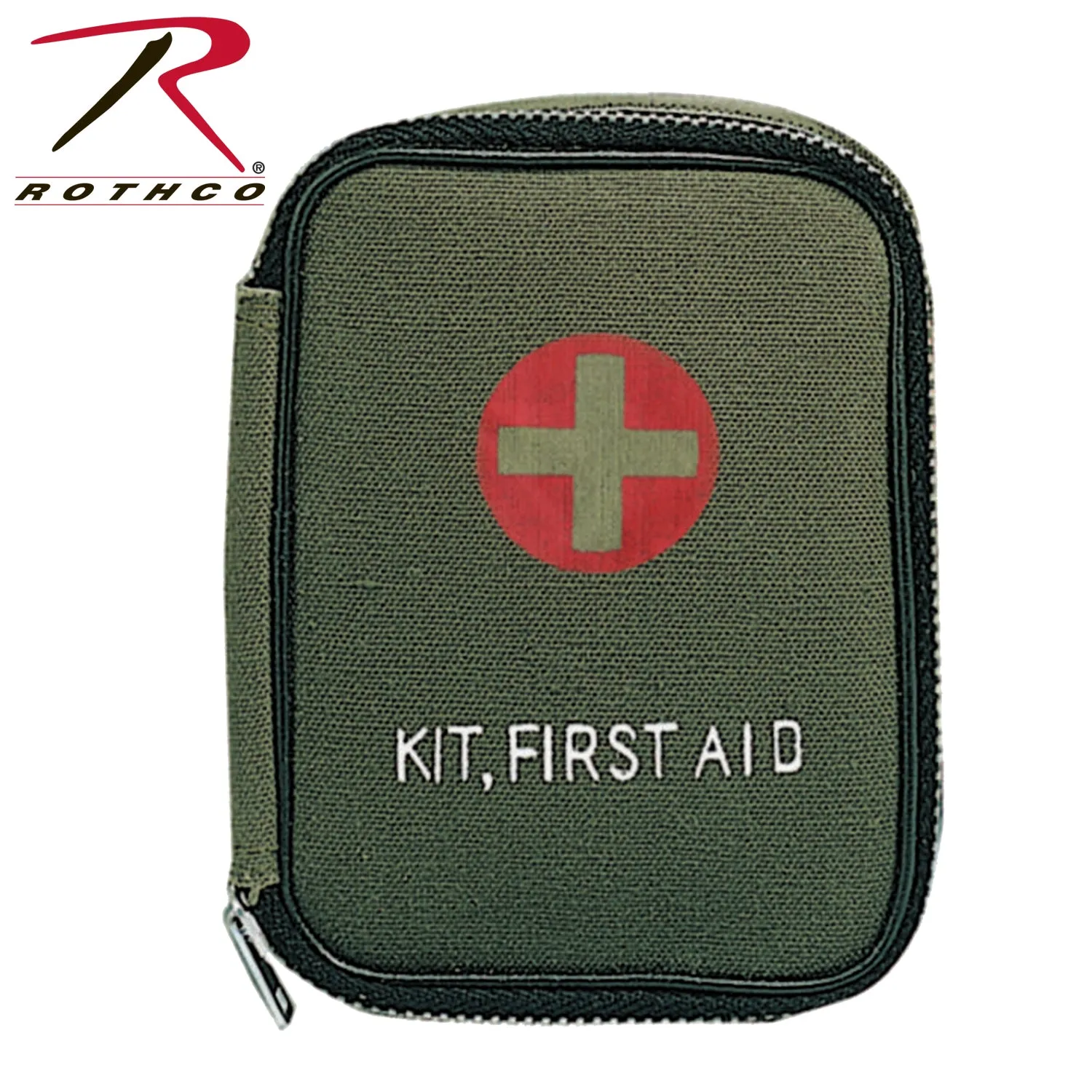 [Y.E.S] Rothco Military Zipper First Aid Kit Pouch