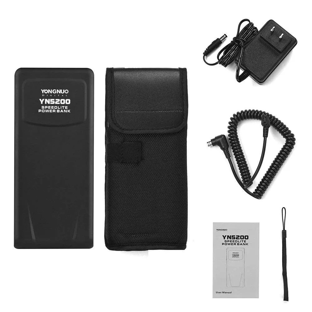 Yongnuo YN5200 Professional Speedlite PowerBank 5200 mAh for YN560 YN660 YN565 YN600EX-RT(II) Series for Canon 580EX II 600EX-RT(II)