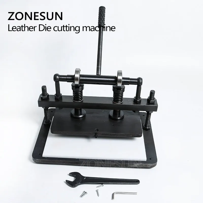 ZONESUN 3622cm DIY Handbag Wood Template Manual Leather Die Cutting Machine Photo Paper Sheet Mold Cutter Tool